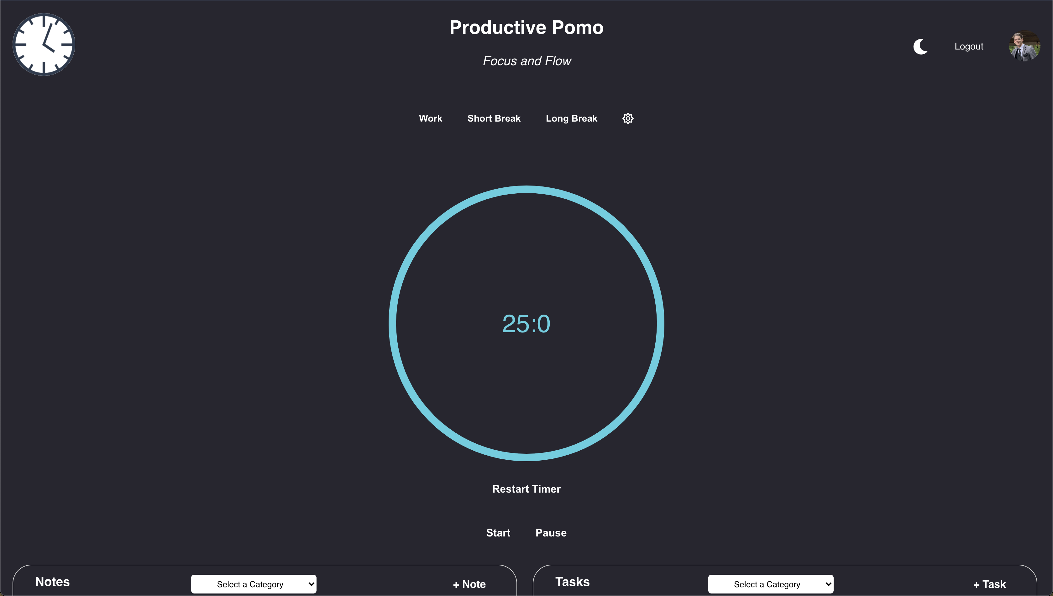 Productive Pomo Screen Shot